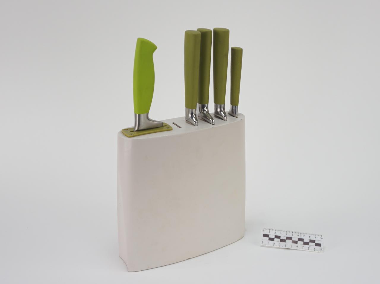 KITCHEN KNIFE SET WITH STAND