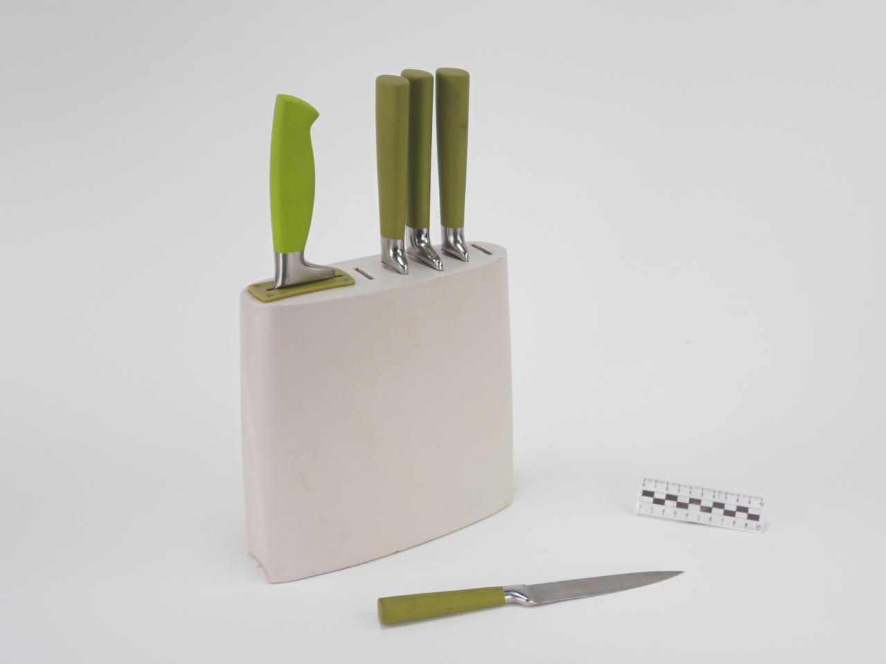 KITCHEN KNIFE SET WITH STAND