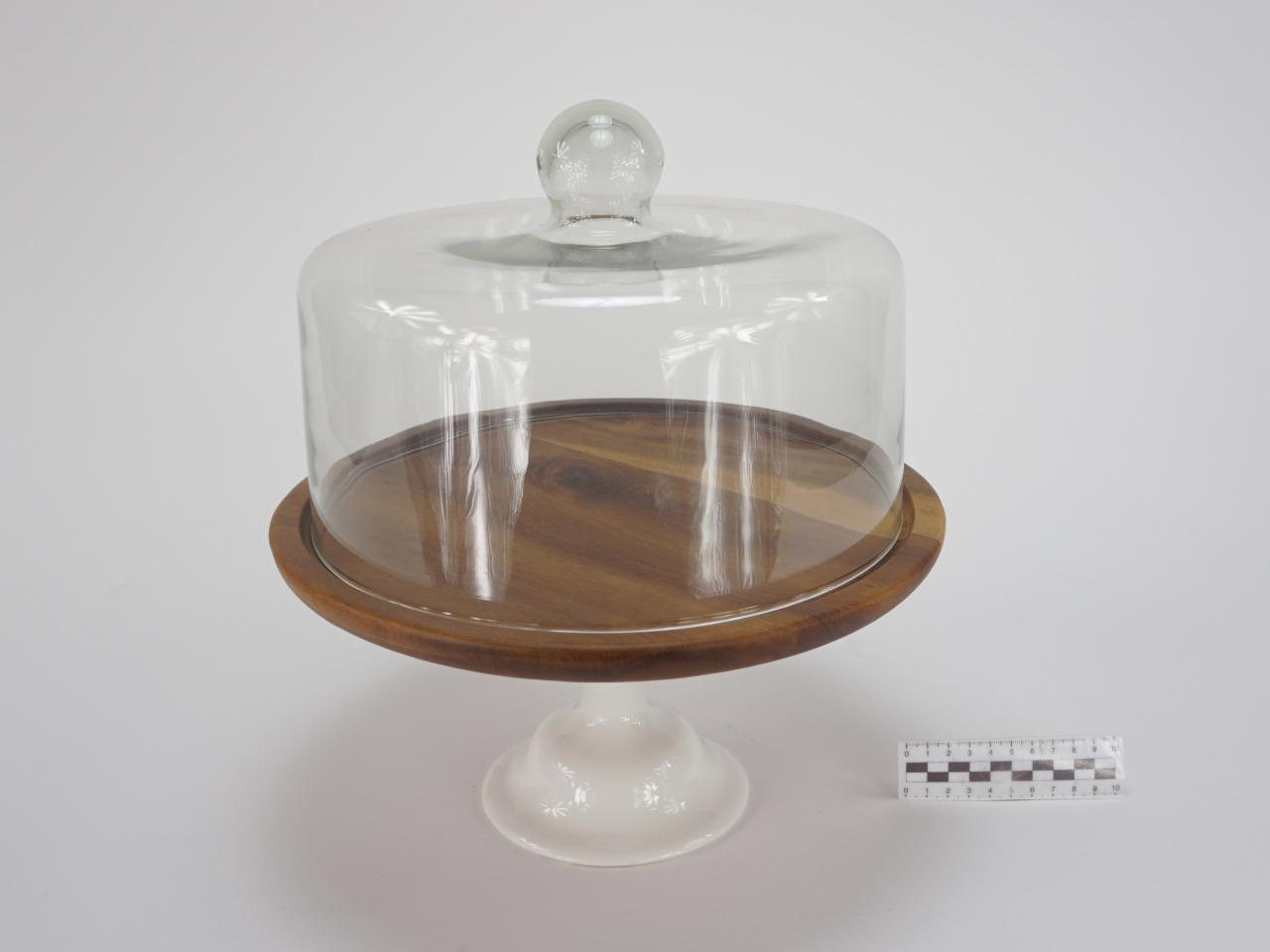 CAKE STAND WITH LID