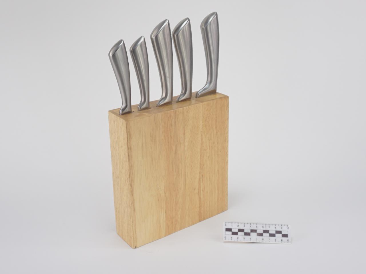 KITCHEN KNIFE SET WITH BLOCK
