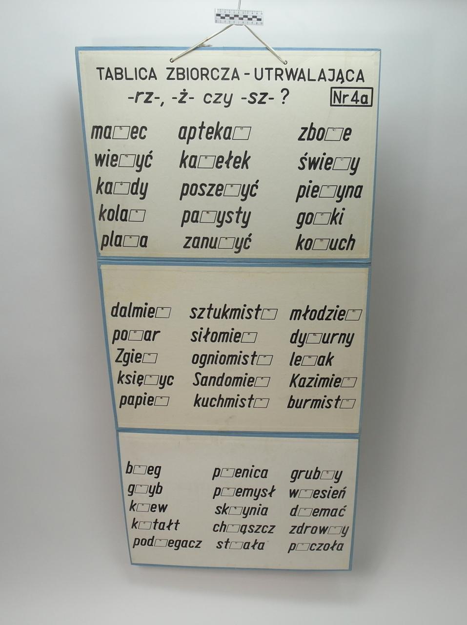 PLANSZA DYDAKTYCZNA
