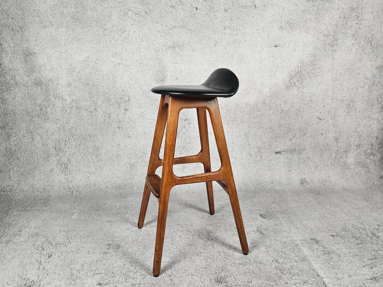 BAR STOOL E.BUCH DENMARK 60S