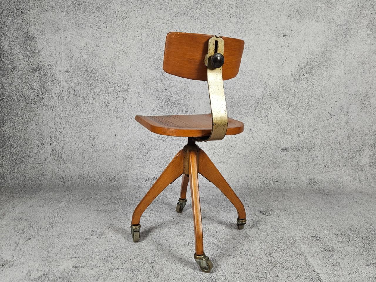 SWIVEL OFFICE CHAIR A.ELASTIK GERMANY