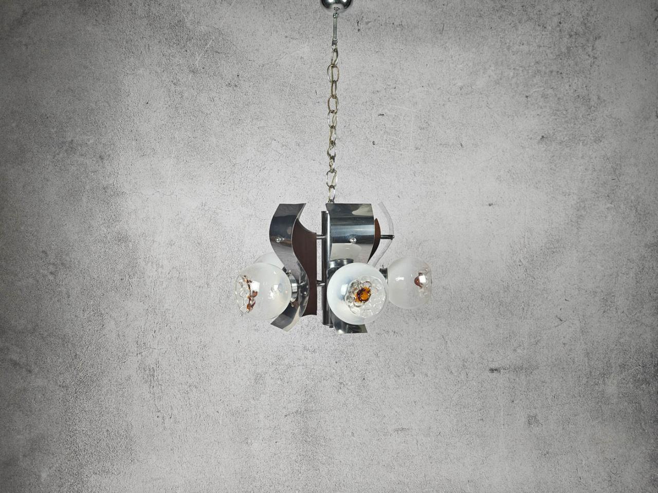CEILING LAMP, MAZZEGA ITALY 70'S