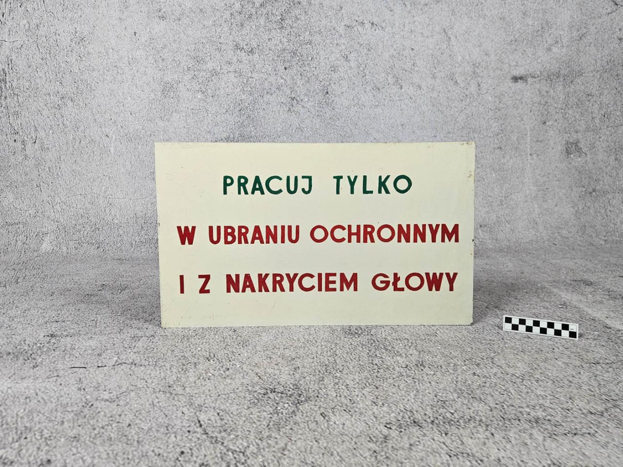 TABLICZKA BHP
