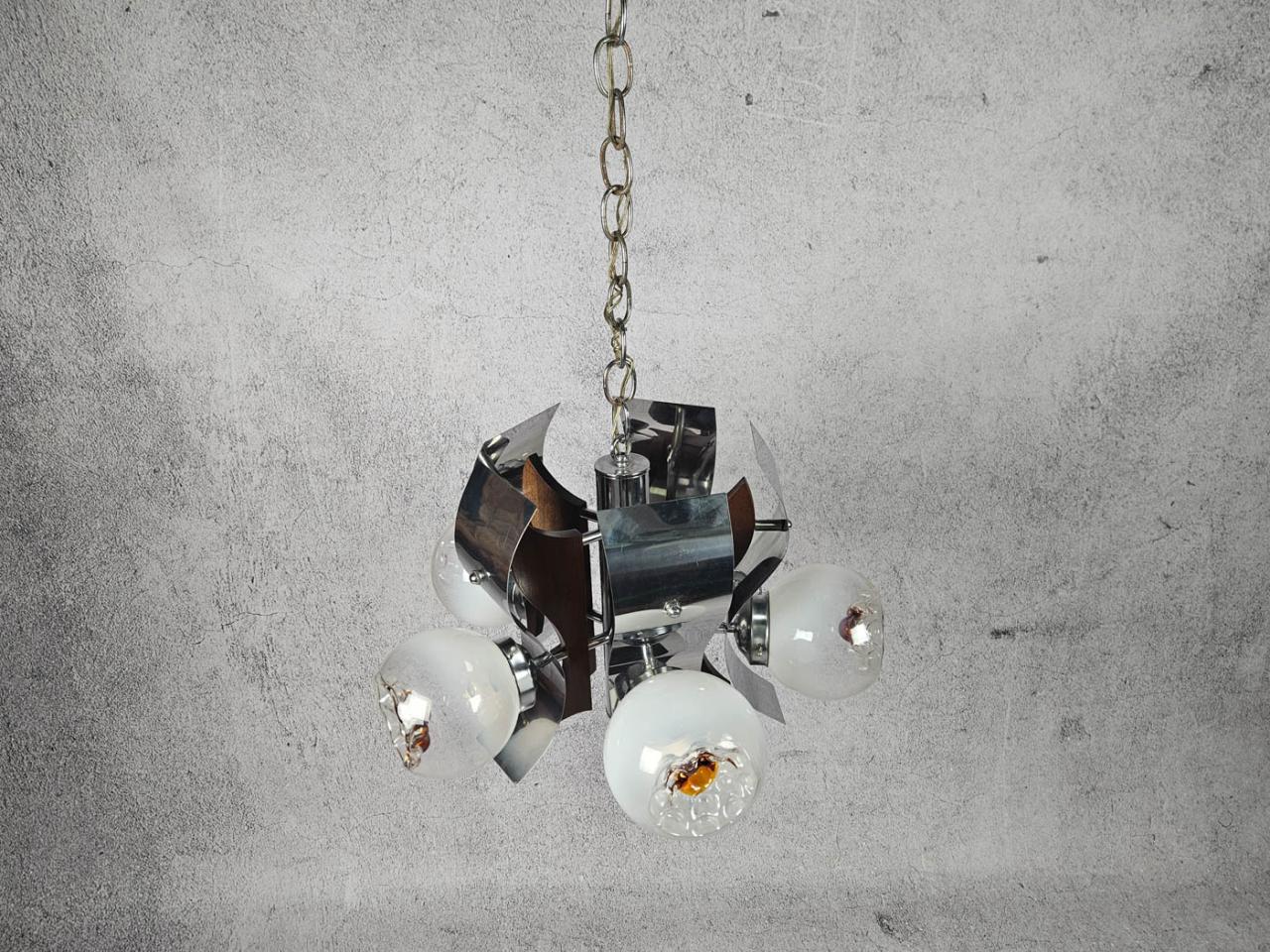 CEILING LAMP, MAZZEGA ITALY 70'S