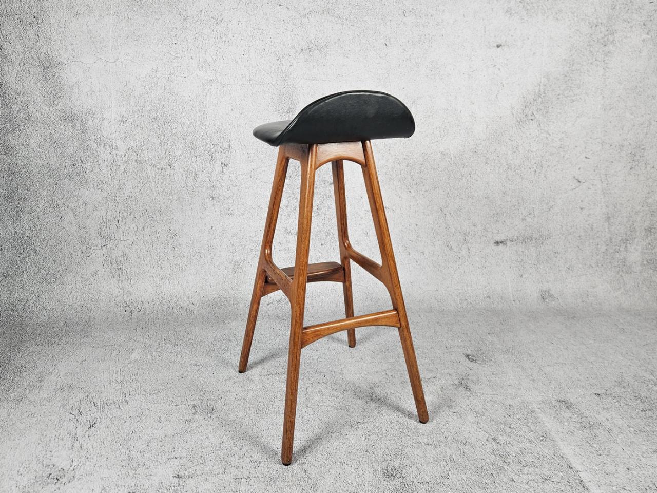 BAR STOOL E.BUCH DENMARK 60S
