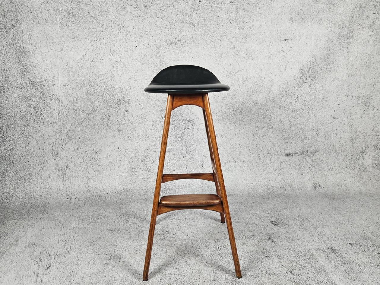 BAR STOOL E.BUCH DENMARK 60S