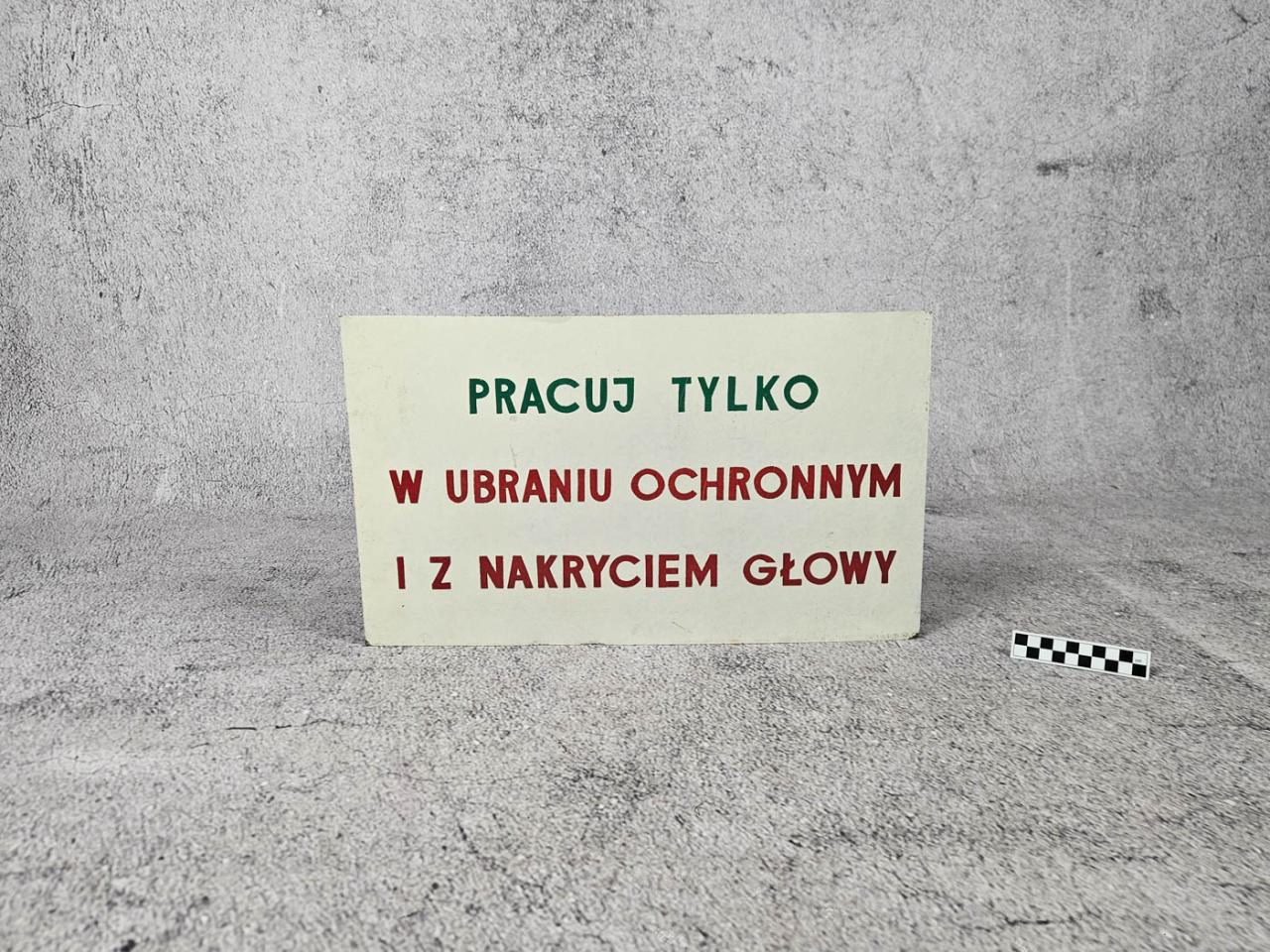 TABLICZKA BHP