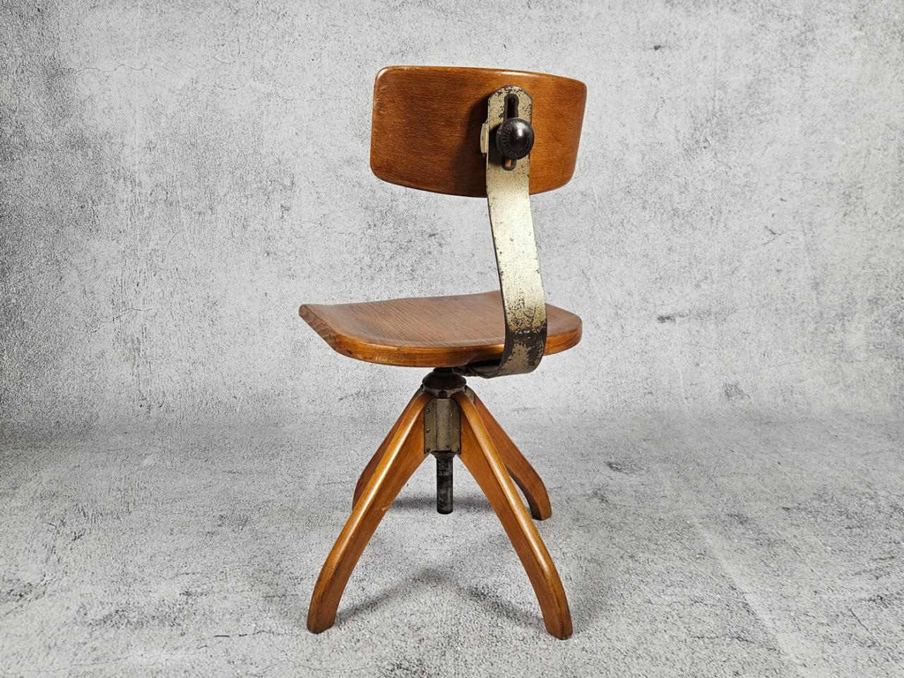 SWIVEL OFFICE CHAIR A.ELASTIK GERMANY