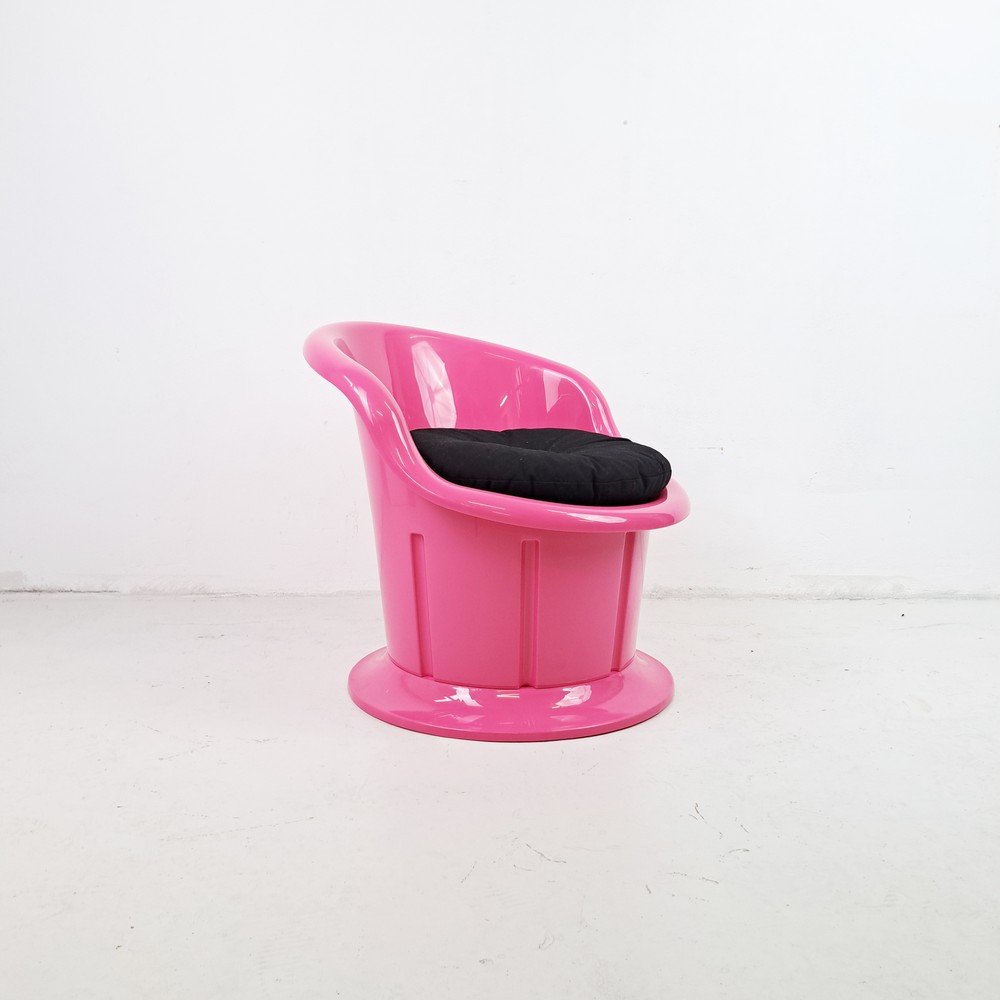 FOTEL SPACE AGE PINK