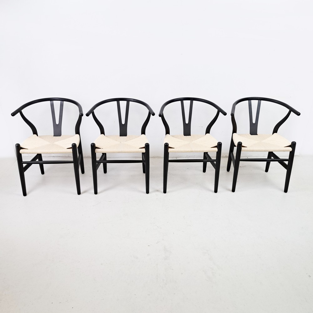 KRZESŁO WISHBONE BLACK