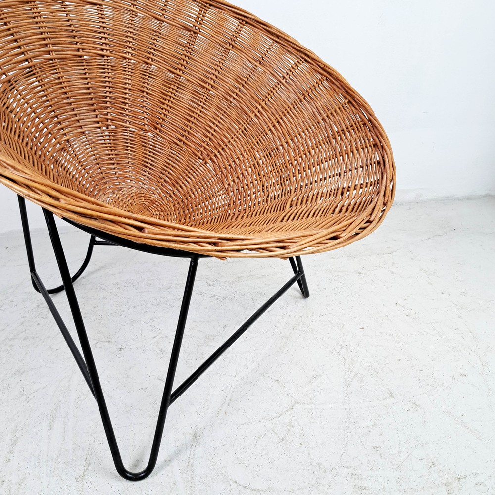 FOTEL RATTANOWY VINTAGE