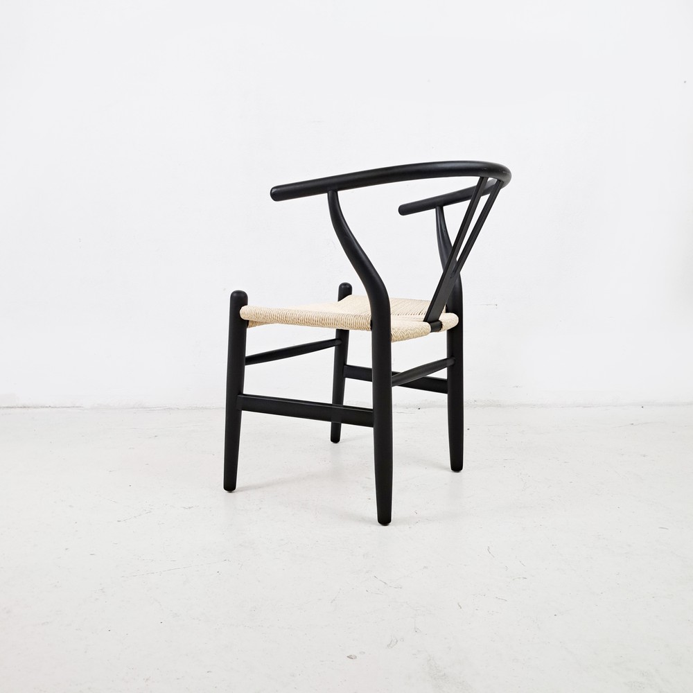 KRZESŁO WISHBONE BLACK