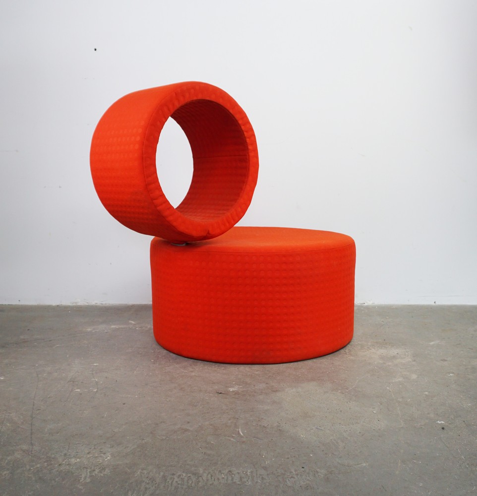 FOTEL CUSTOM ANKNOWN RED