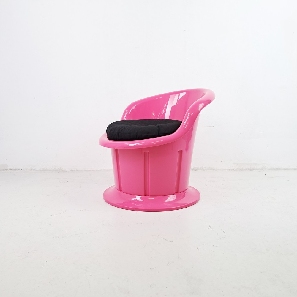 FOTEL SPACE AGE PINK