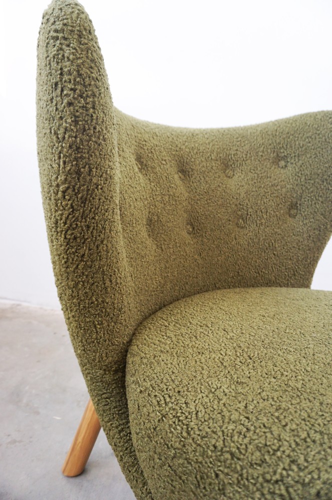 FOTEL USZAK GREEN LAMB