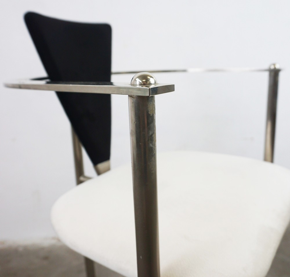 FOTEL MEMPHIS BELGO CHROME