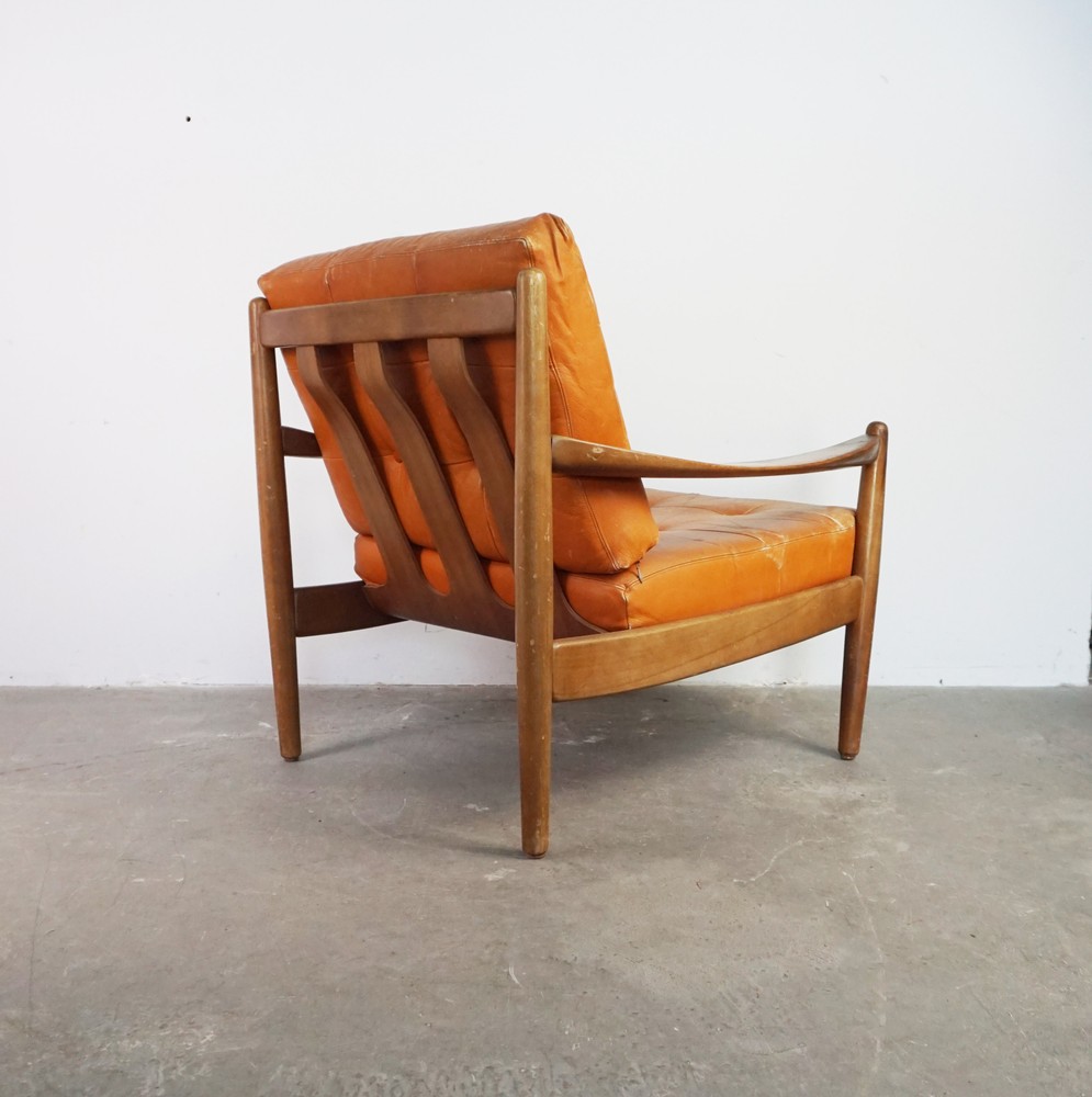 FOTEL KNOLL ORANGE