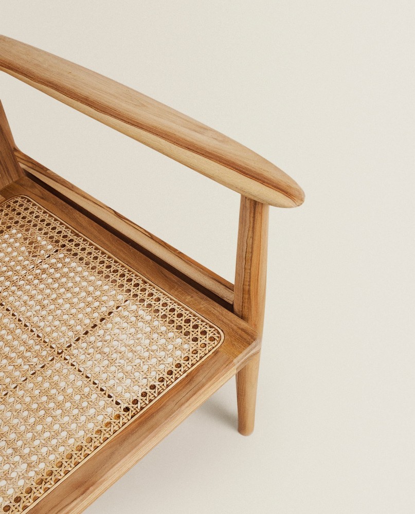 FOTEL RATTAN TEAK
