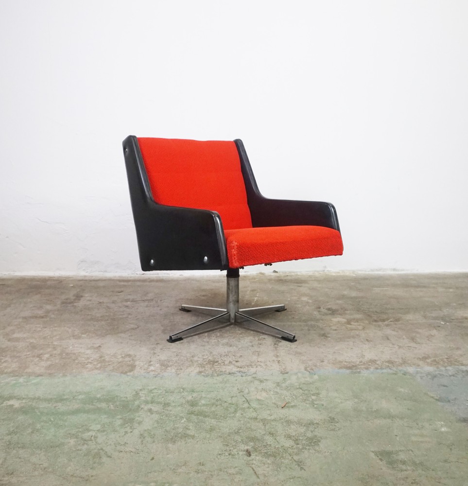 FOTEL RED & BLACK