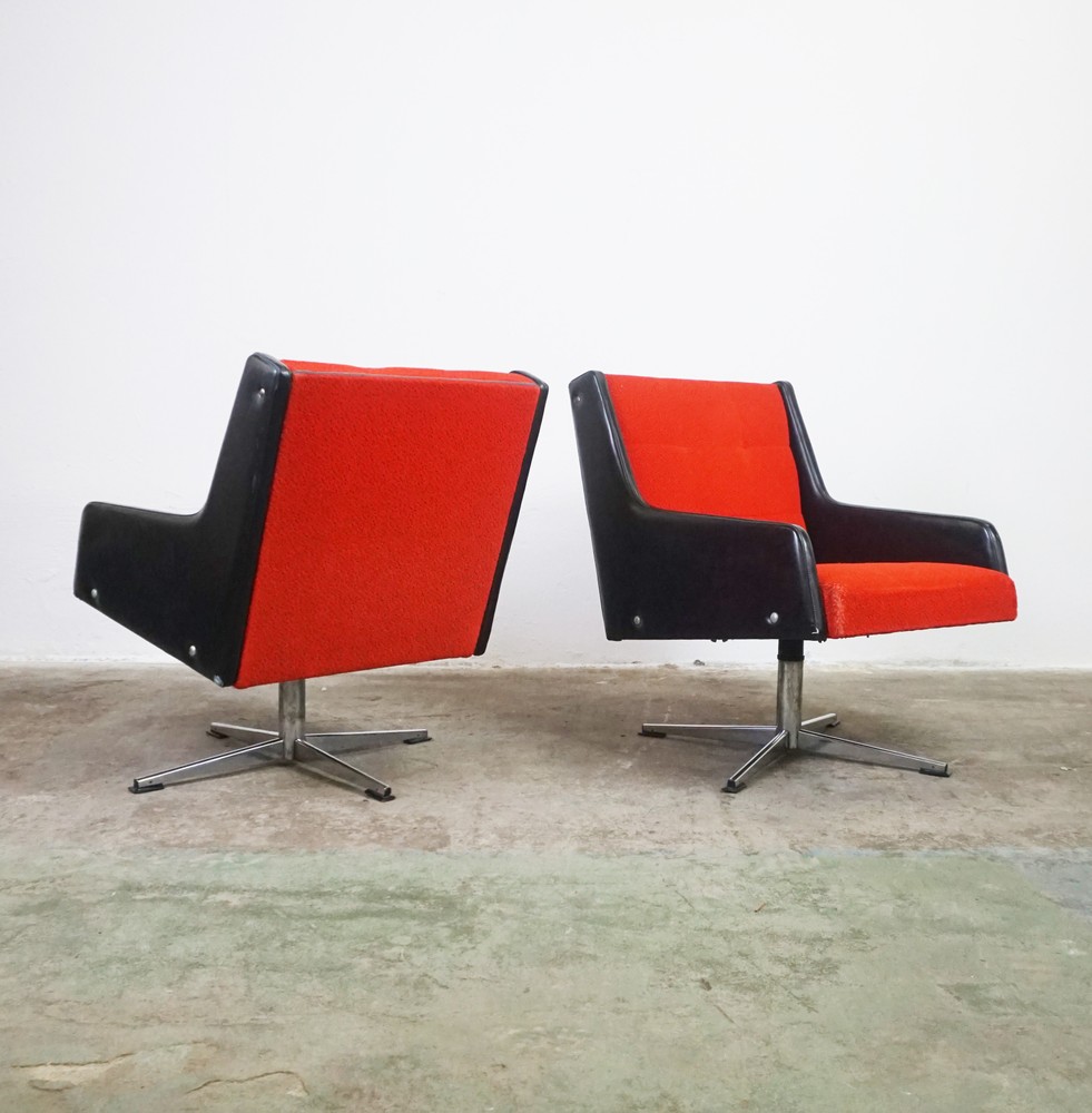 FOTEL RED & BLACK