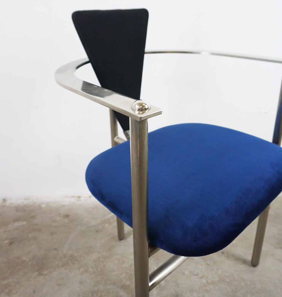FOTEL MEMPHIS BELGO CHROME