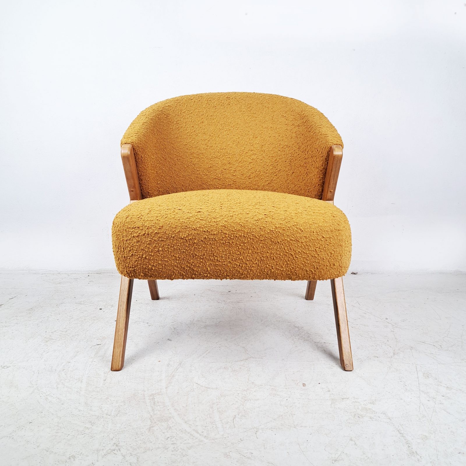 FOTEL BOUNCLE MUSTARD