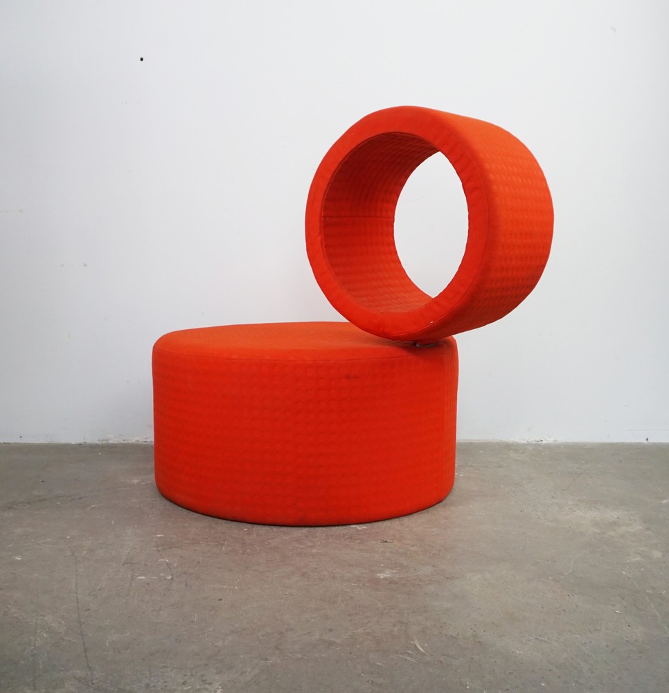 FOTEL CUSTOM ANKNOWN RED