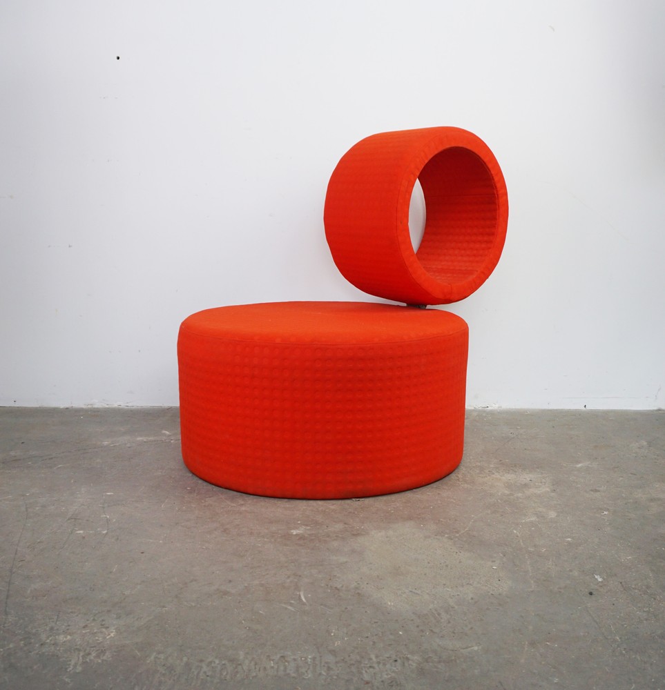 FOTEL CUSTOM ANKNOWN RED
