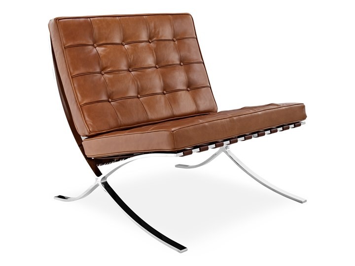 FOTEL BARCELONA CHAIR BROWN