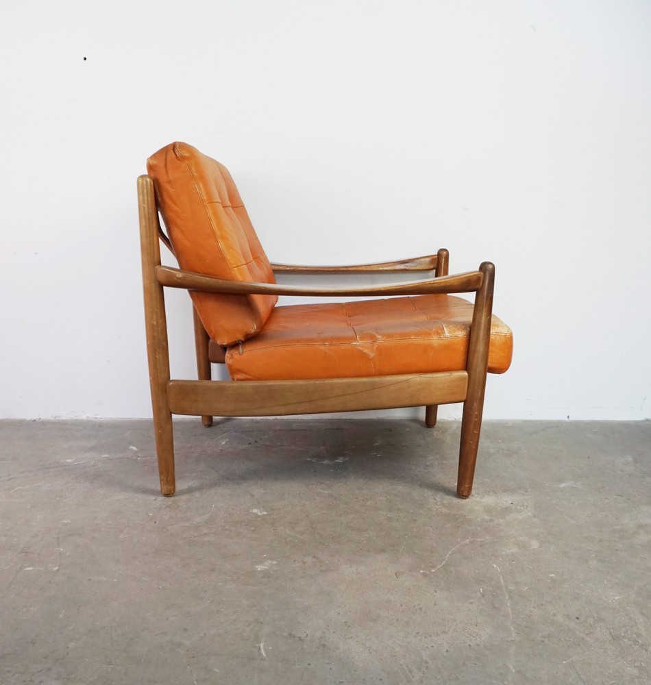 FOTEL KNOLL ORANGE