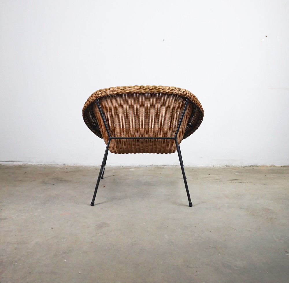 FOTEL RATTANOWY VINTAGE