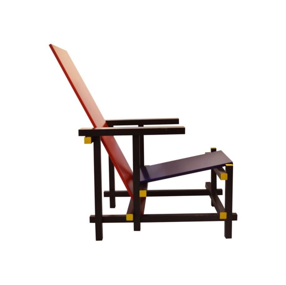 GERRIT RIETVELD  RED & BLUE CHAIR