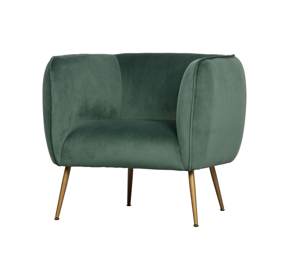 FOTEL SCOUT VELVET GREEN