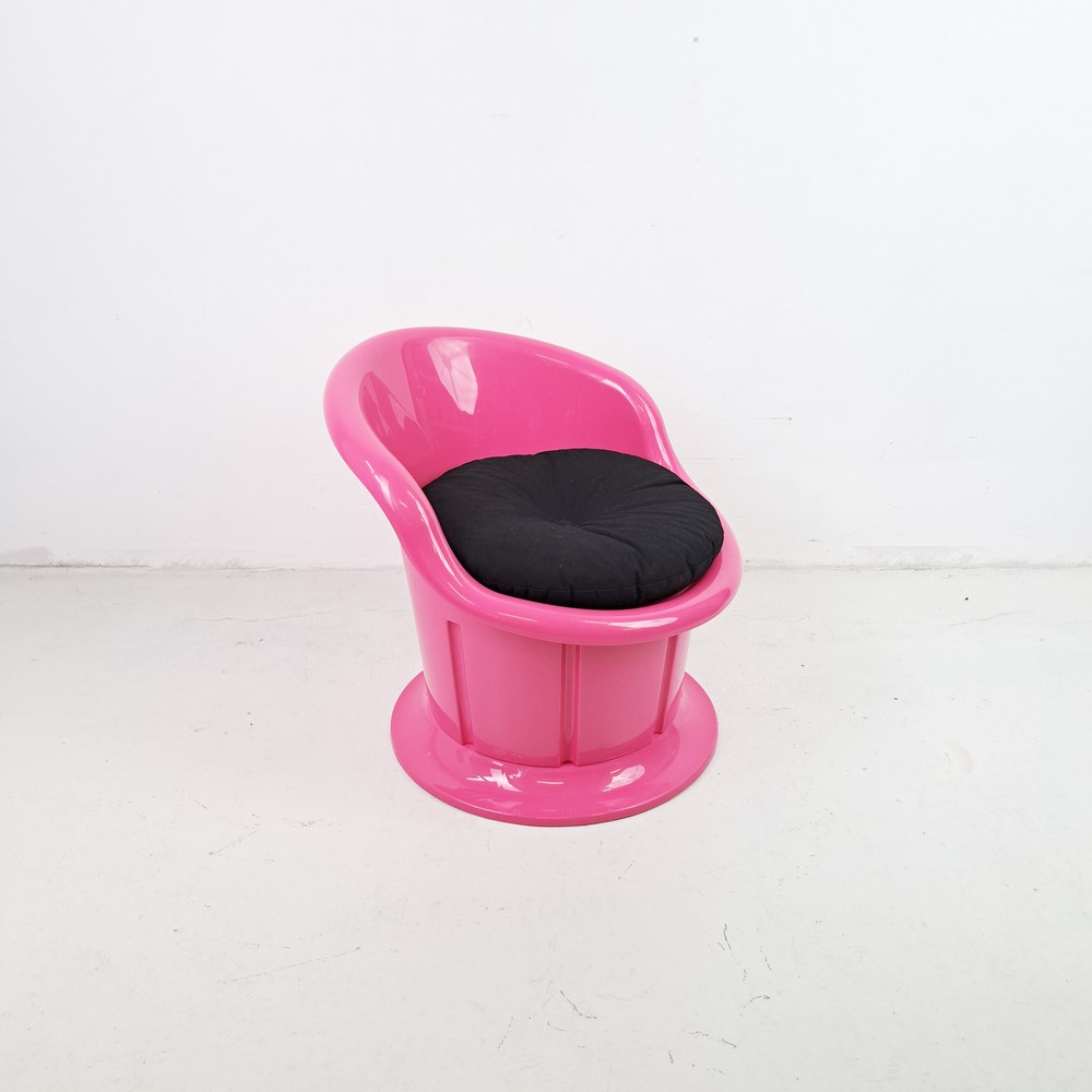 FOTEL SPACE AGE PINK