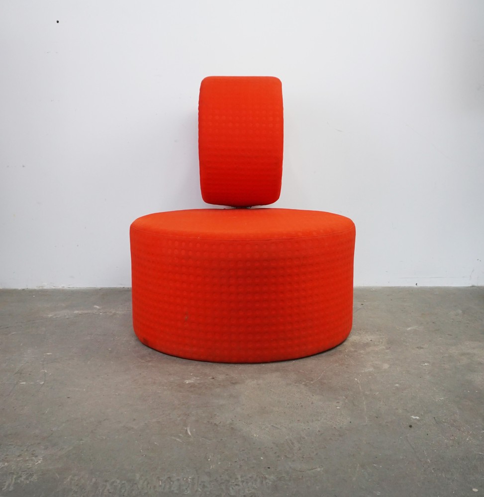 FOTEL CUSTOM ANKNOWN RED