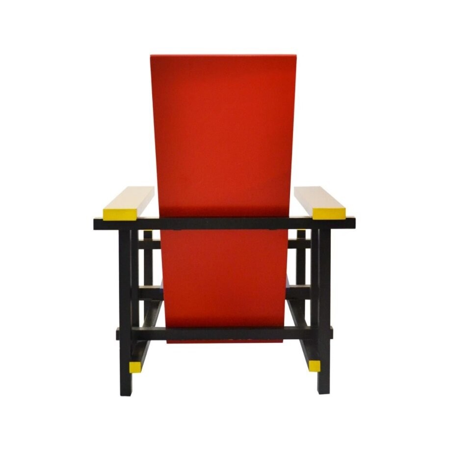 GERRIT RIETVELD  RED & BLUE CHAIR