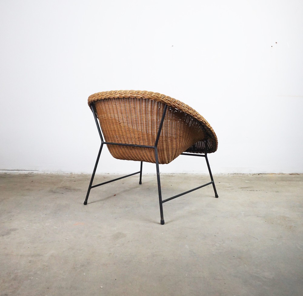 FOTEL RATTANOWY VINTAGE