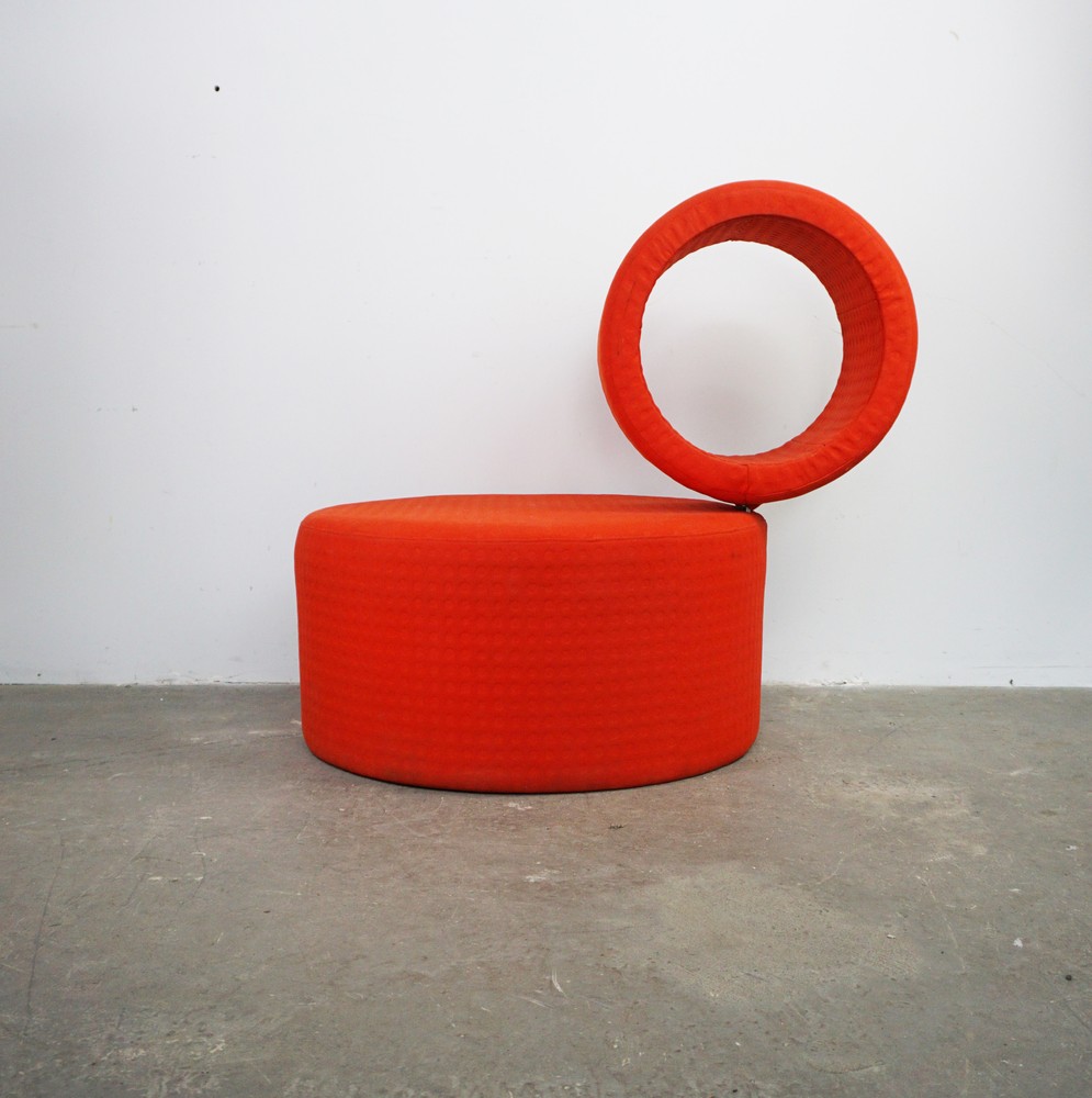 FOTEL CUSTOM ANKNOWN RED