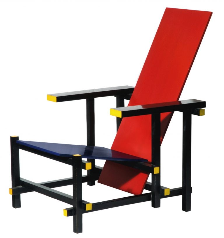 GERRIT RIETVELD  RED & BLUE CHAIR