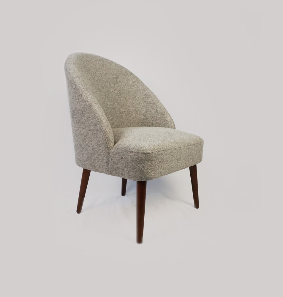 FOTEL MODERN SHELL GREY
