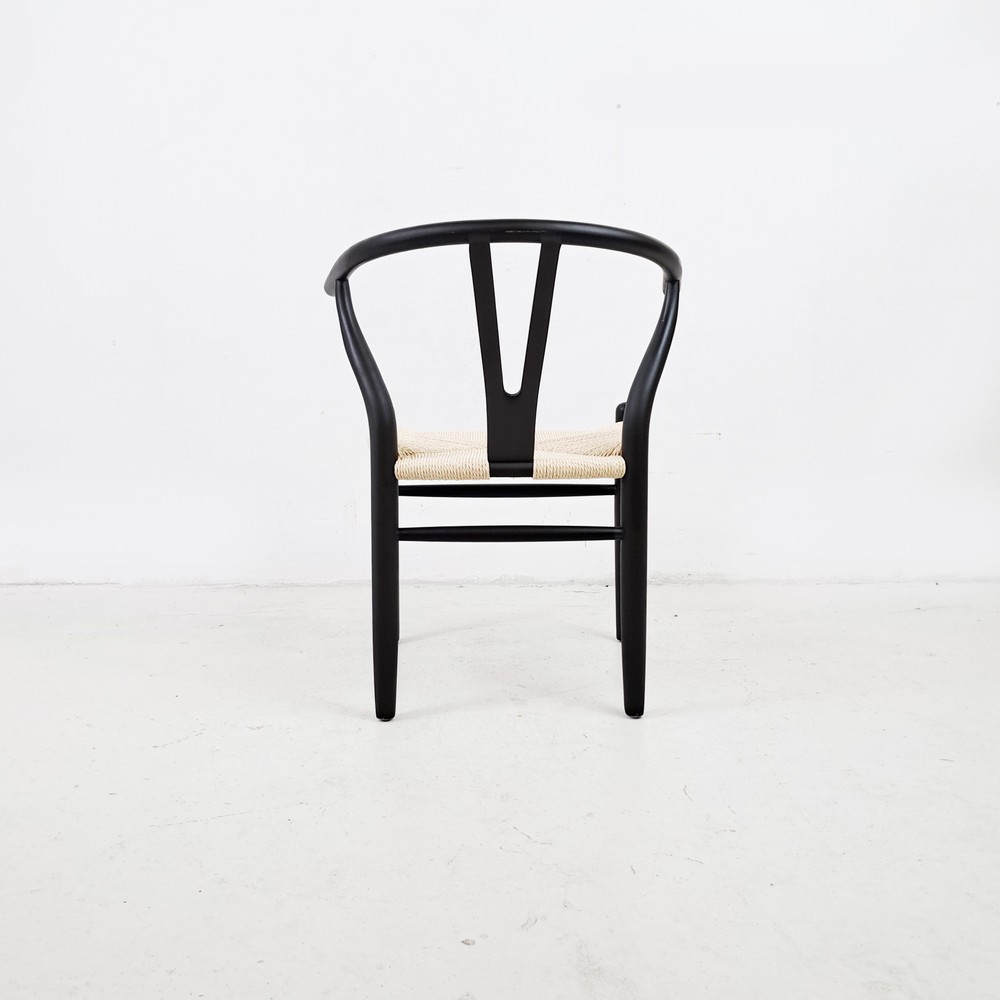 KRZESŁO WISHBONE BLACK