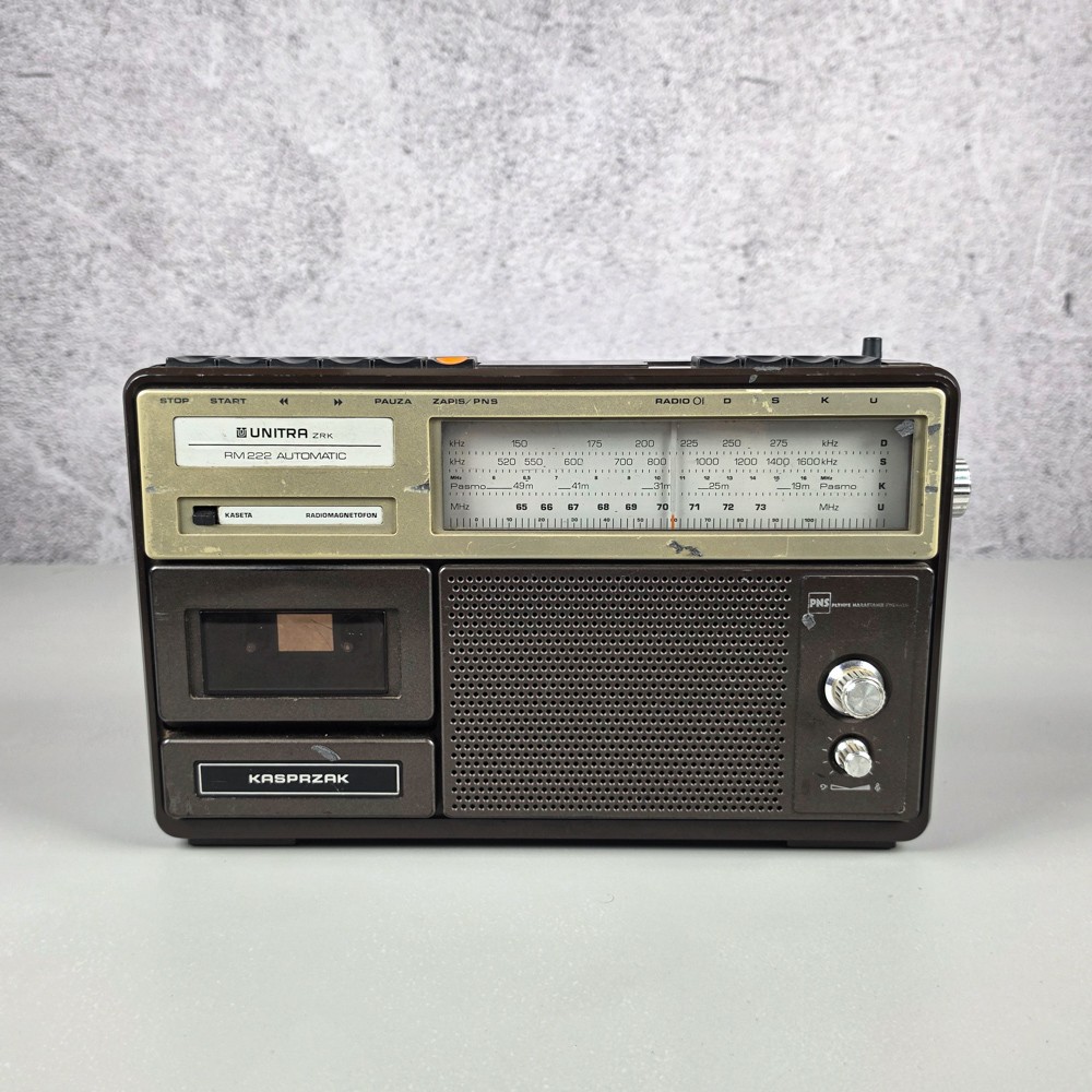 RADIO MAGNETOFON UNITRA „KASPRZAK”, POLSKA LATA 80-TE