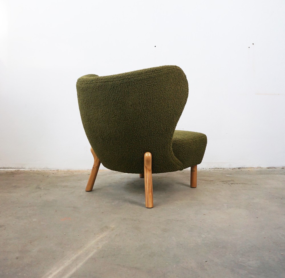 FOTEL USZAK GREEN LAMB