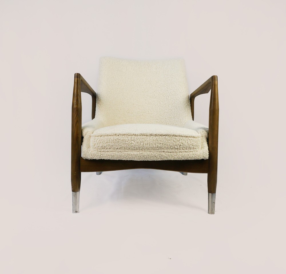 SKANDYNAWSKI FOTEL MODERN LAMB
