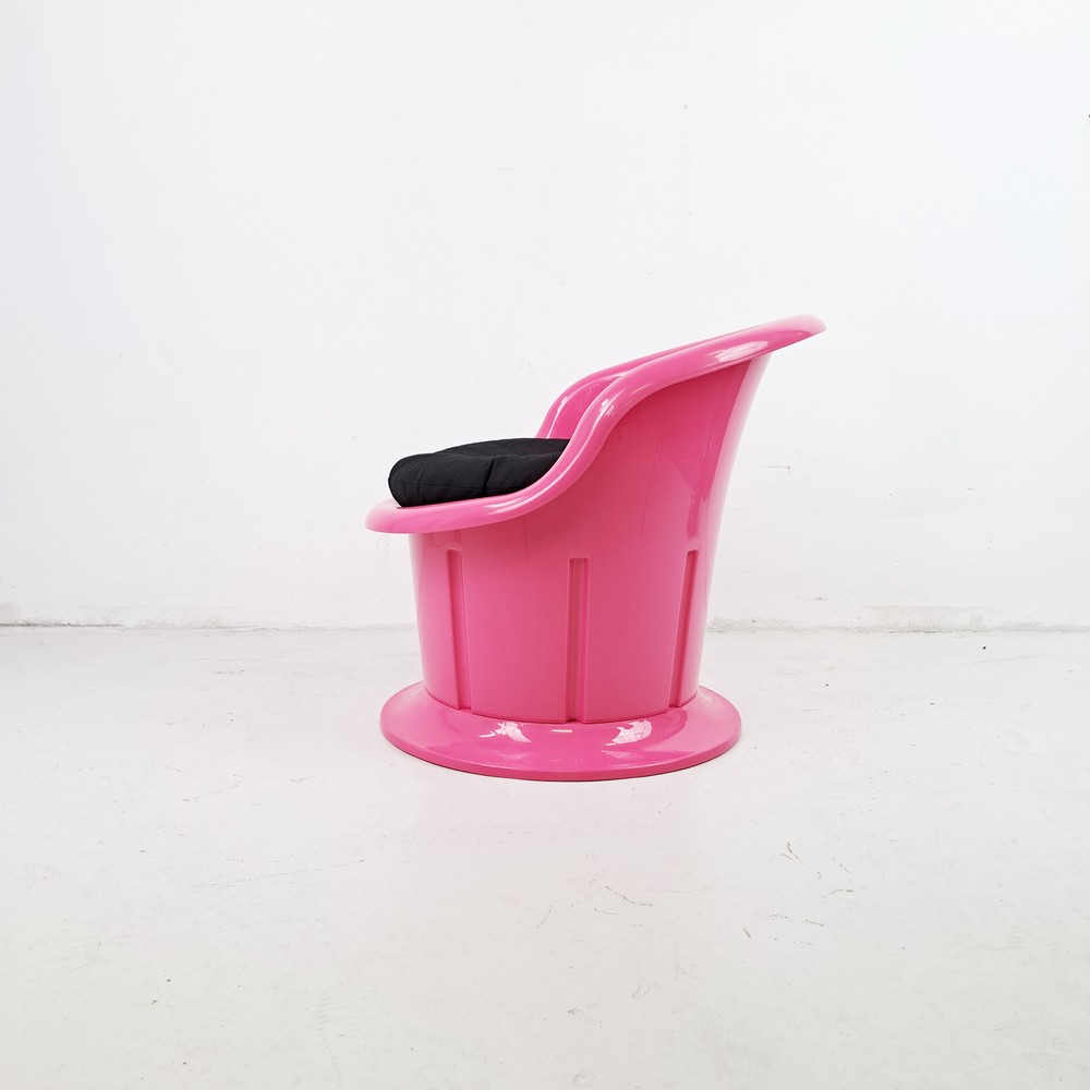 FOTEL SPACE AGE PINK