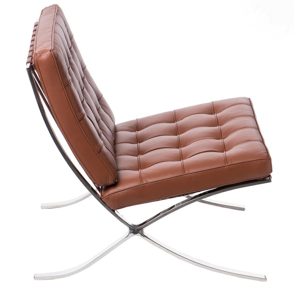 FOTEL BARCELONA CHAIR BROWN