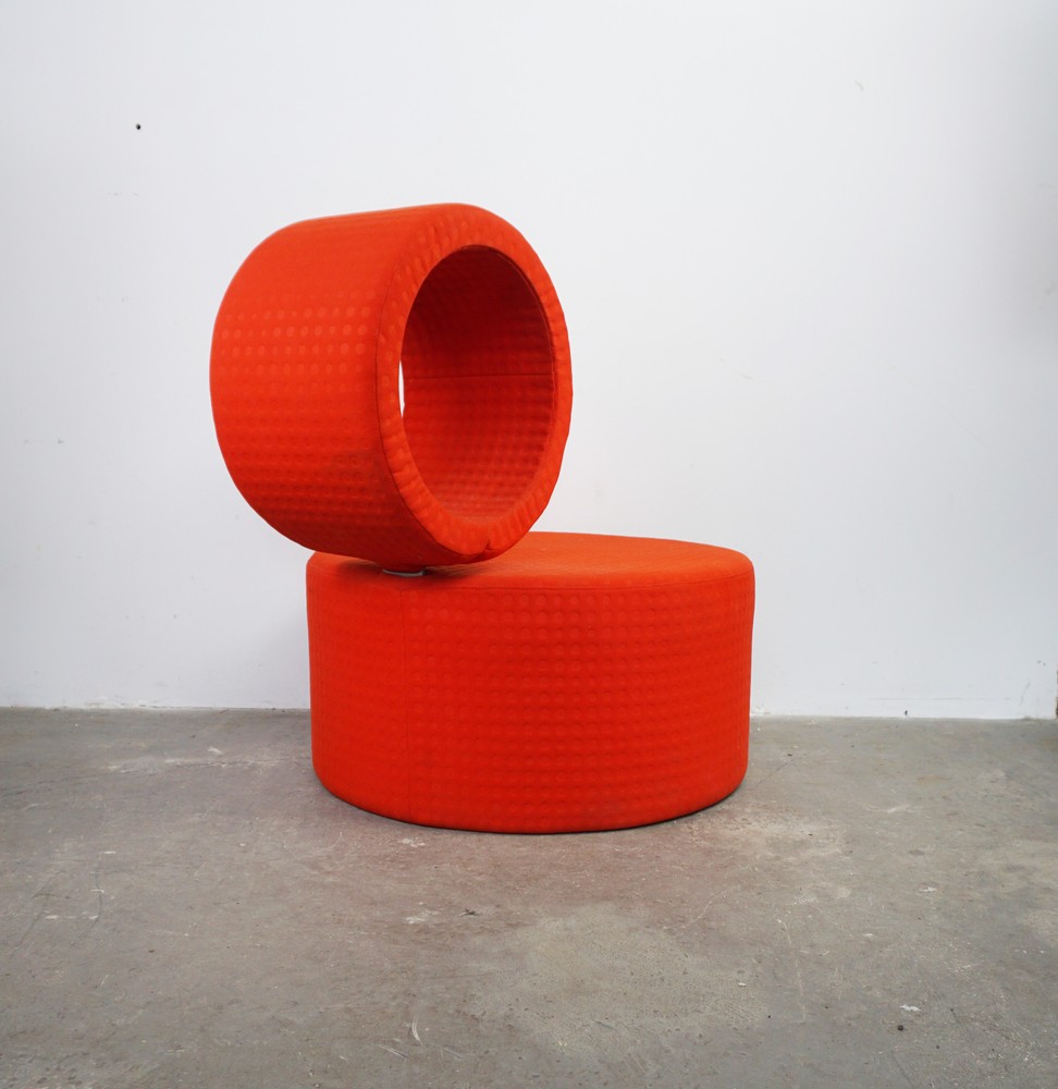 FOTEL CUSTOM ANKNOWN RED