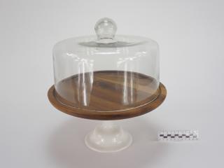 CAKE STAND WITH LID